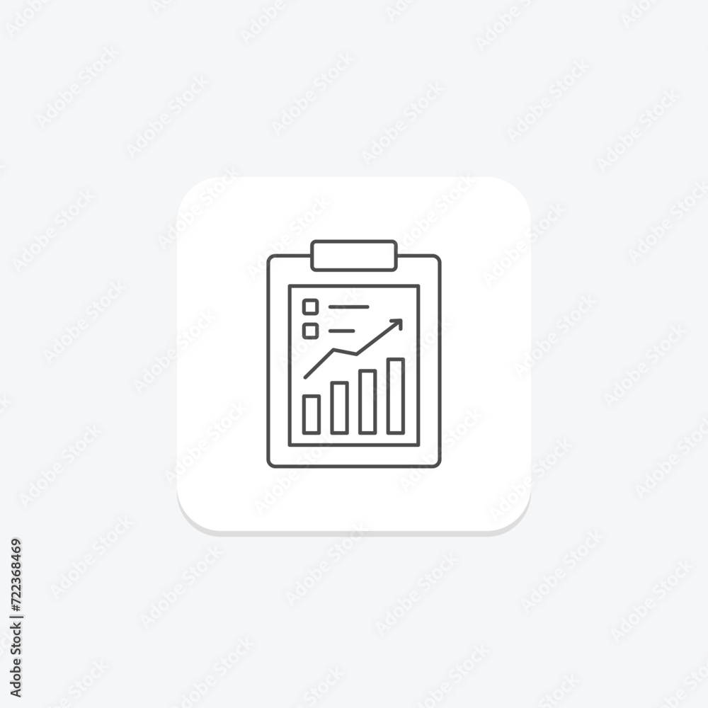 Business Plan icon, strategy, planning, document, strategic planning thinline icon, editable vector icon, pixel perfect, illustrator ai file Business Plan icon, strategy, planning, document, strategic planning thinline icon, editable vector icon, pixel perfect, illustrator ai file