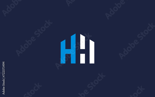 letter hh with house logo icon design vector design template inspiration photo