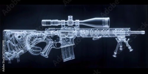 X-ray Vision, A Glimpse Inside a Modern Military Rifle through Radiographic Imaging photo