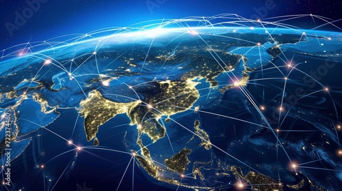 South asian global network and connectivit