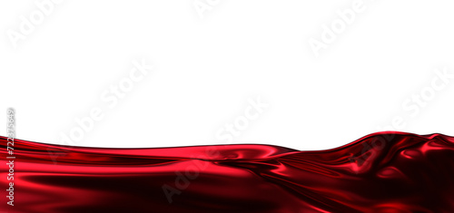 Flying Red Silk - PNG