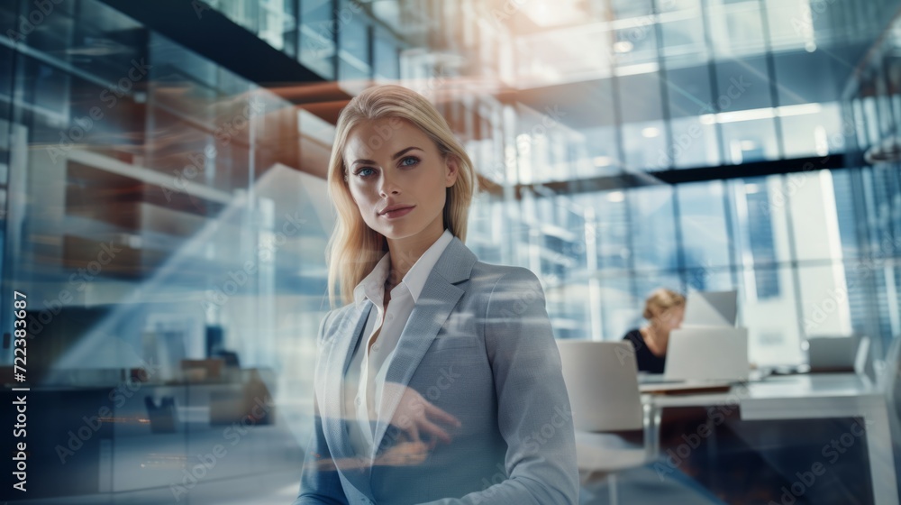 Successful Businesswoman. Neural network AI generated art Successful Businesswoman. Neural network AI generated art