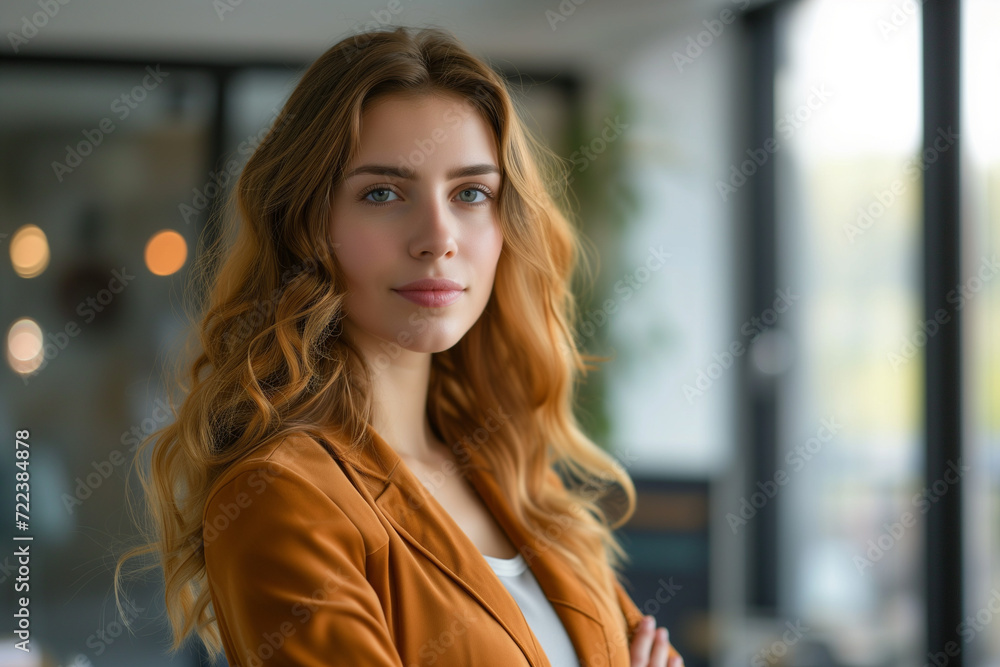 portrait of a handsome young business woman portrait of a handsome young business woman