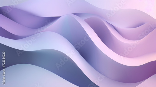 3D modern gentle waves of soft pastel colors create a serene and tranquil abstract background, perfect for peaceful and calming themes.