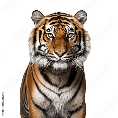 Close up tiger portrait clip art