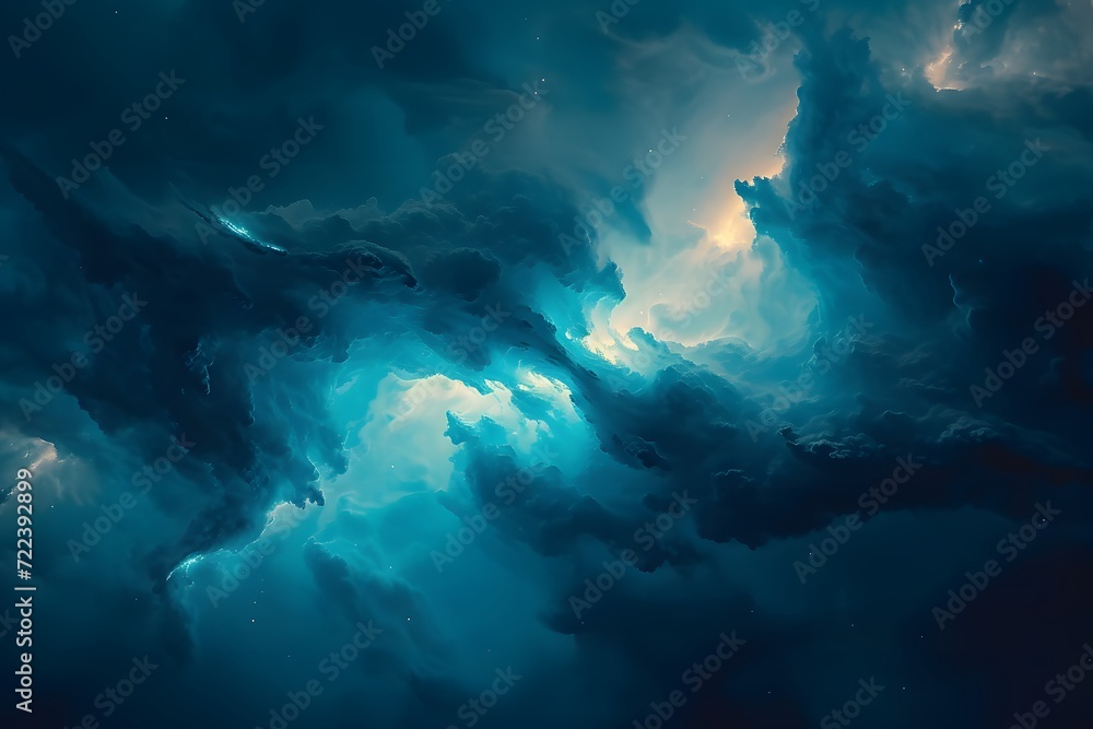 Fototapeta premium Surreal Stardust Dreams Background