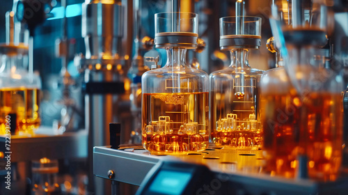 Equipment in Liquid Science, Industrial Technology Laboratory, Chemistry and Chemical Research, Medicine Scientific Glass, Test Biotechnology, Pharmaceutical Bottle Health, Medical Production