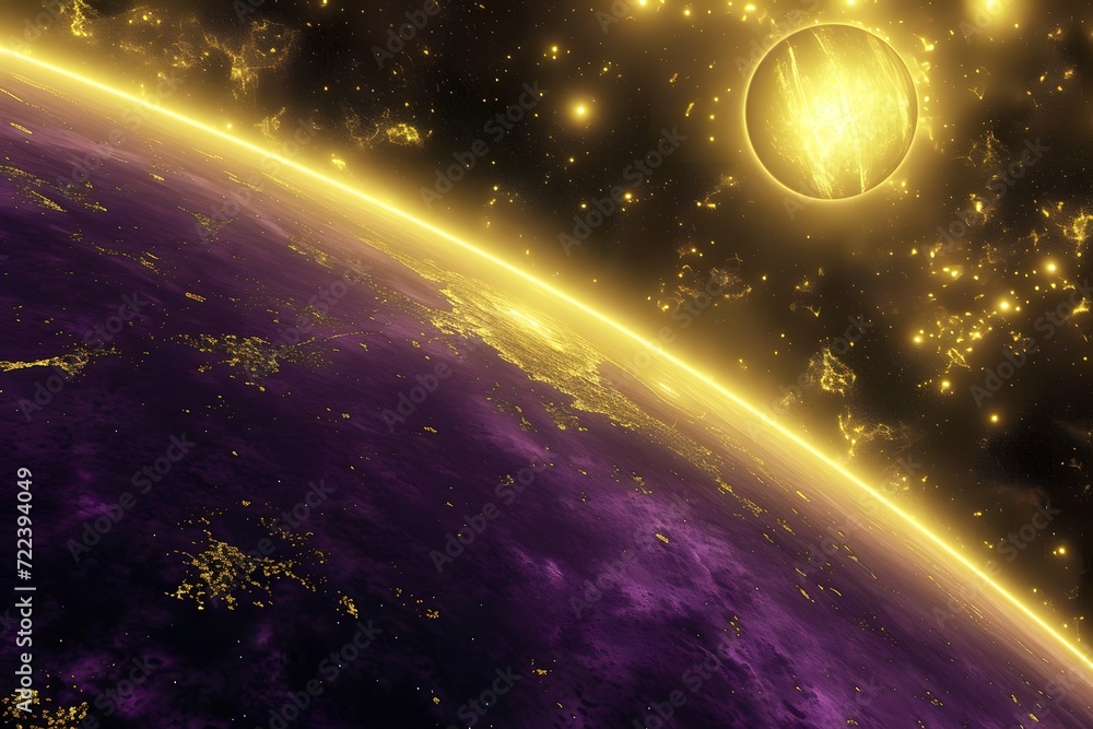 Obraz premium Stellar Whirlwind Space Background