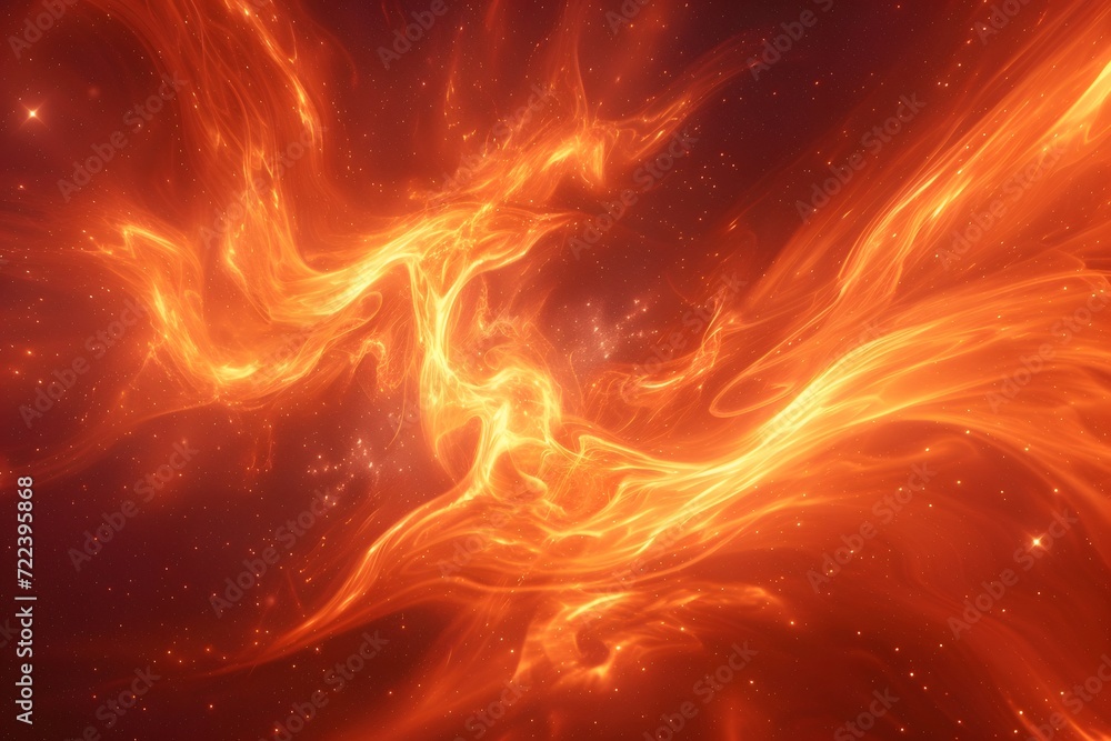 Fiery Abstract Galaxy Space Wallpaper Fiery Abstract Galaxy Space Wallpaper