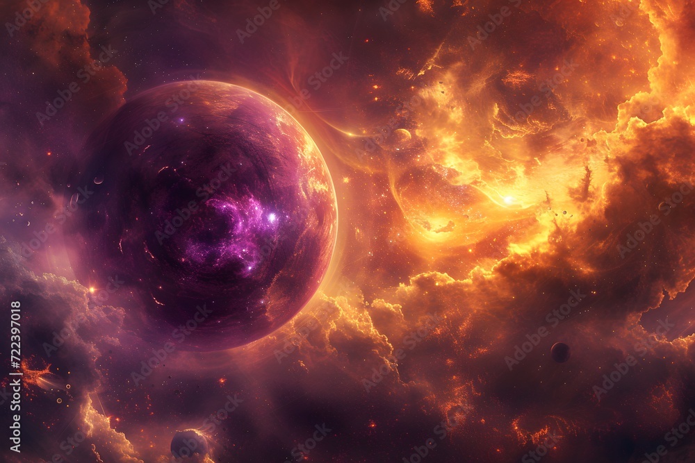 Abstract Nebula Glow Background Abstract Nebula Glow Background