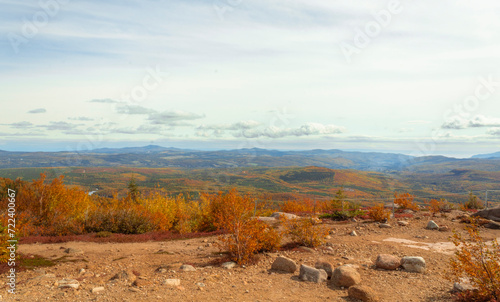 autumn landscape in the mountains