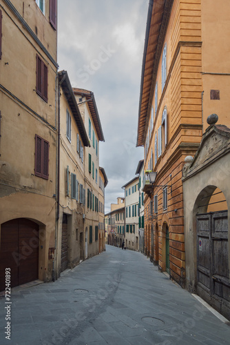 Street in Siena  Italy