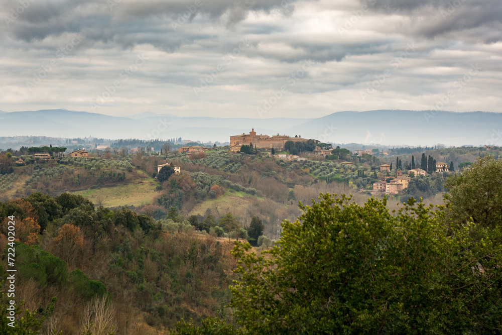 Surroundings of the Siena, Italy