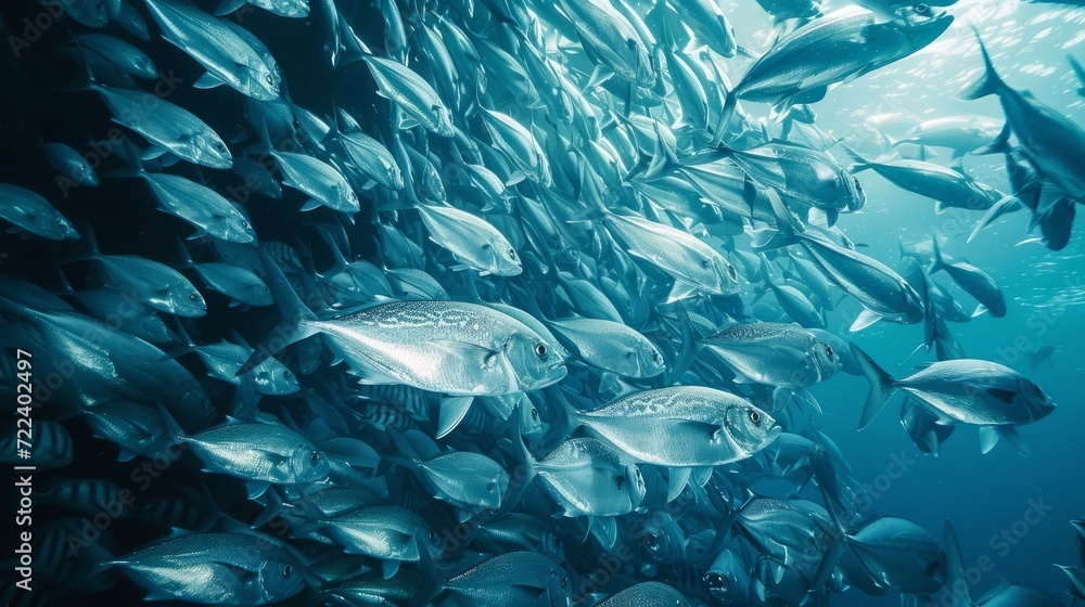 Naklejka premium fishes in the water