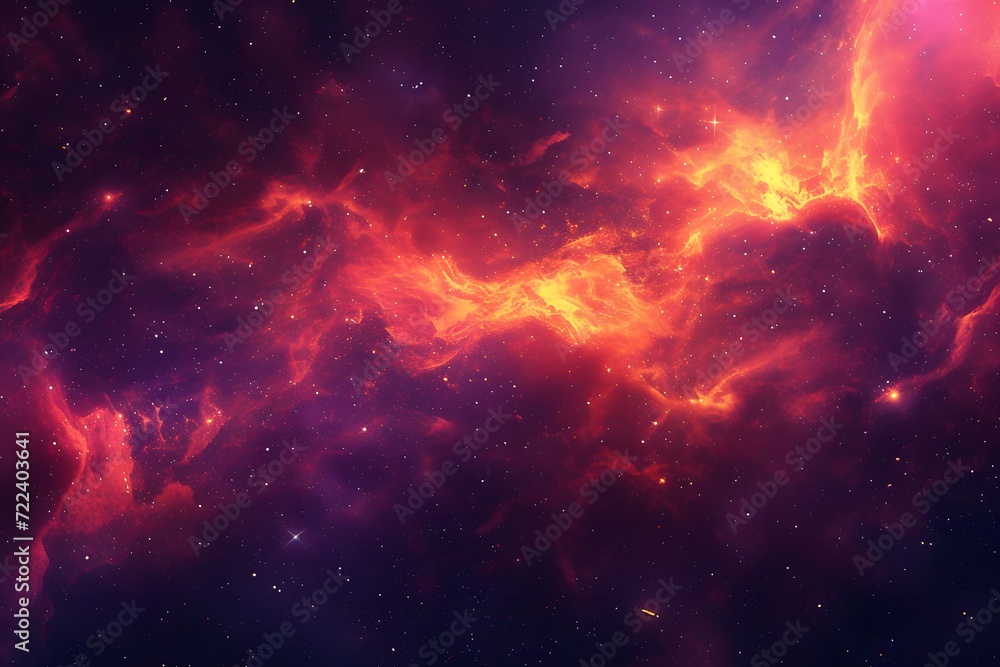 Obraz premium Transcendent Galaxy Background