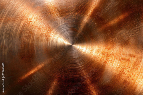 Polished copper metal texture background