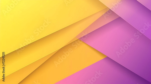 Canary yellow and lilac gradient and off-black geometric background vector presentation design. Abstract PowerPoint and Business background.