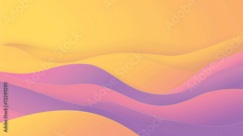 Canary yellow and lilac gradient and off-black abstract background vector presentation design with copy space. PowerPoint and Business background.