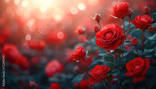 red roses background pngtv, in the style of realistic usage of light and color