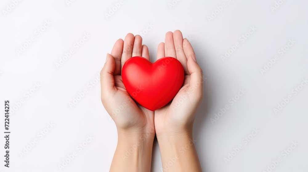 Fototapeta premium Gift box on white background.