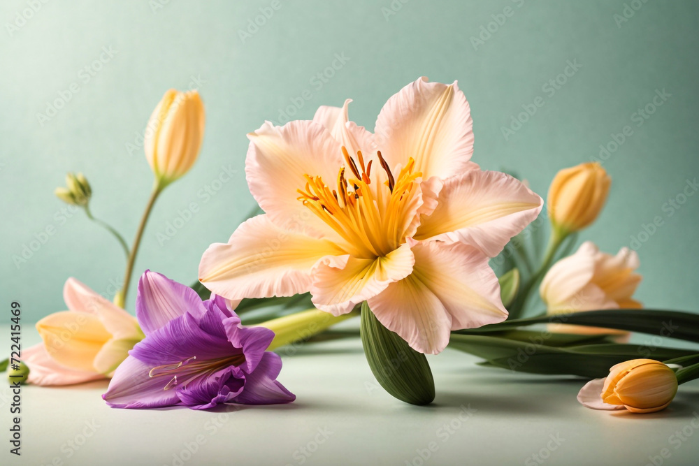 Fototapeta premium spring flower background