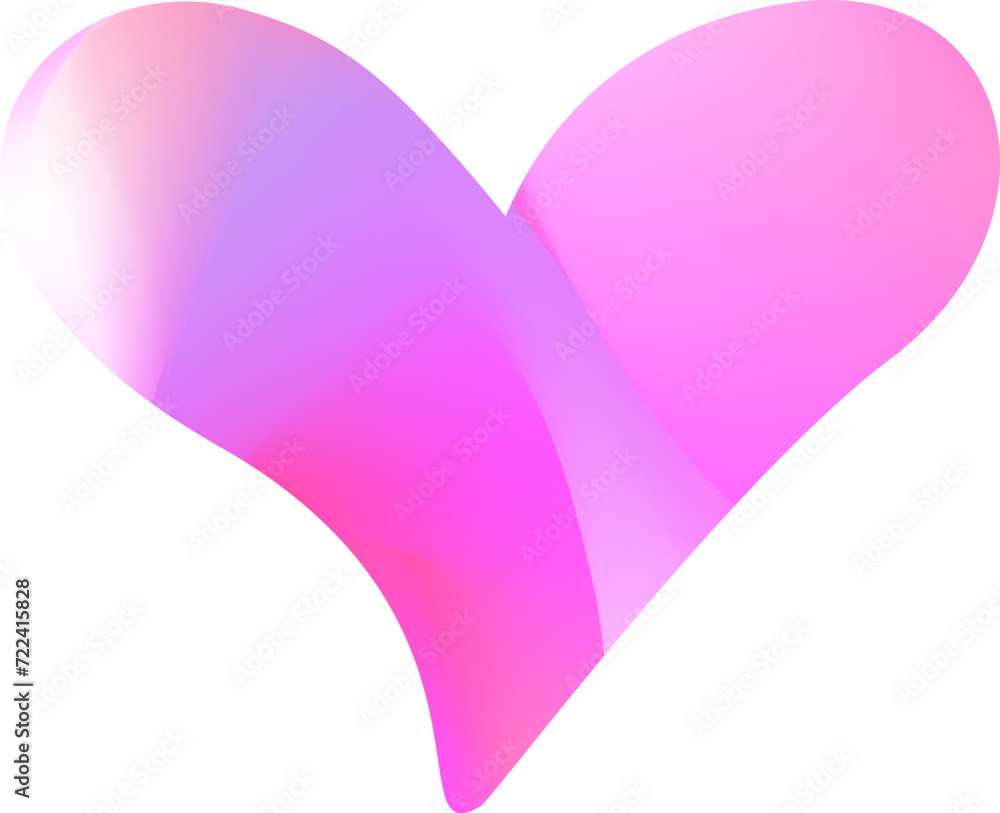 February 14th Symbol, Gradient vector heart graphics design February 14th Symbol, Gradient vector heart graphics design
