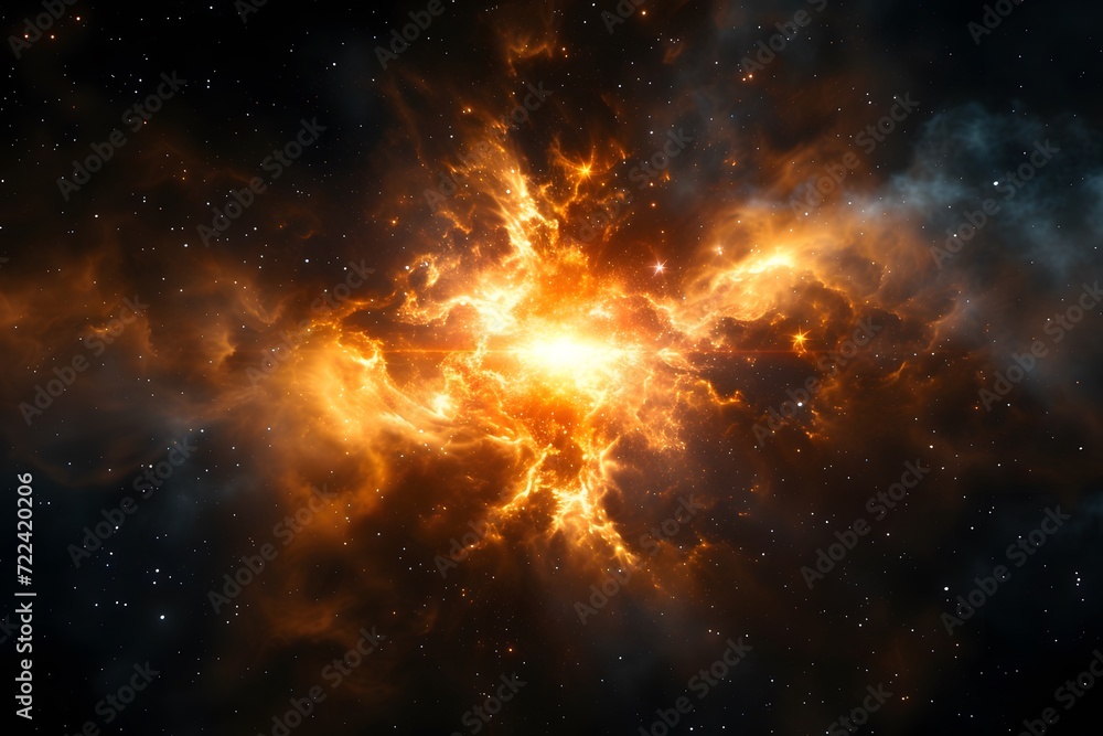 Obraz premium Celestial Space Art Wallpaper