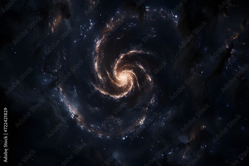 Galactic Space Nebula Background
