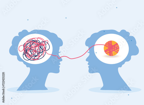 Psychological problem. Mental disease. Health of the mind. Psychologist or therapist or psychiatrist who treats patients with mental anxiety mood disorders or depression. Psychotherapy