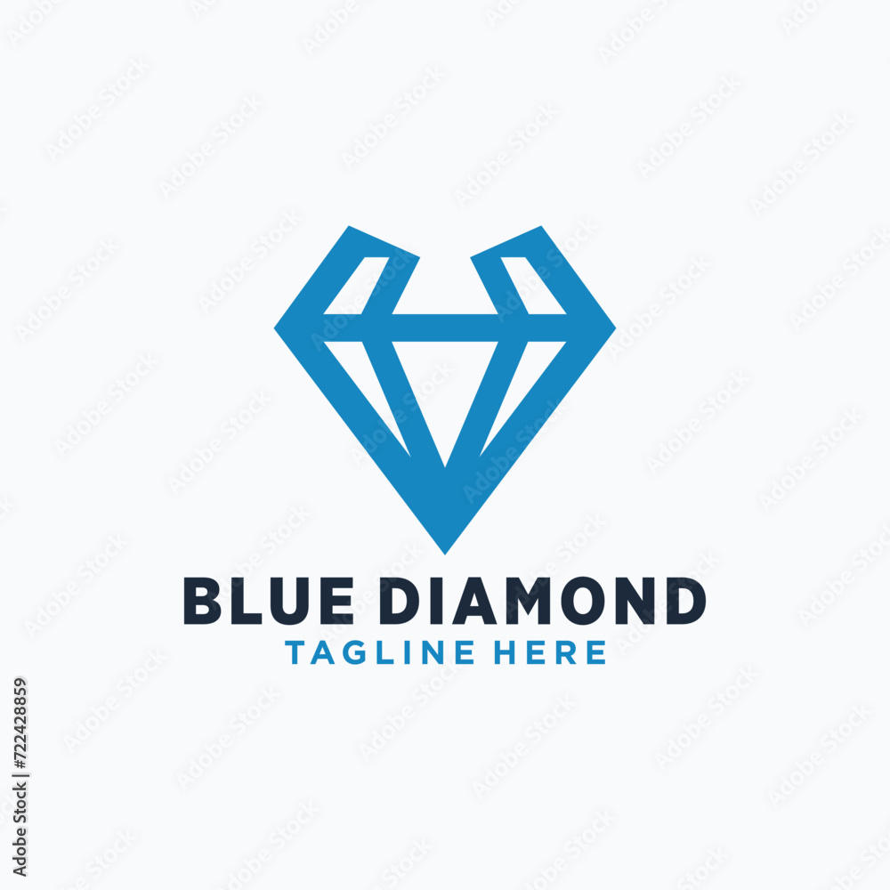 Vector diamond vector logo icon design template Vector diamond vector logo icon design template