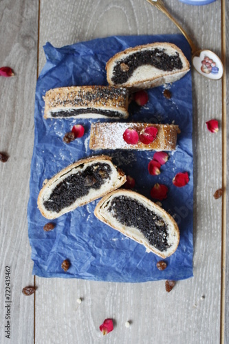 Homemade poopy seed cake  photo