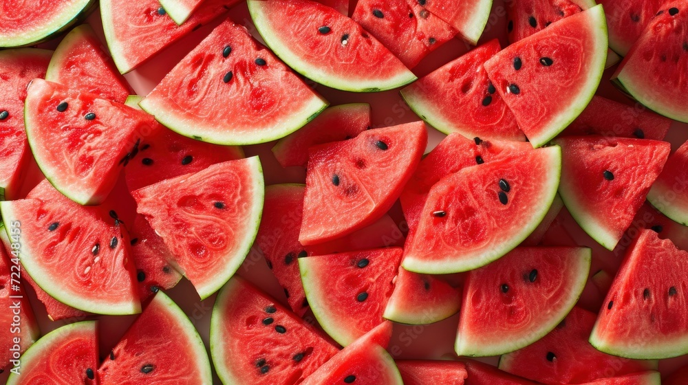 realistic Background of fresh sweet red watermelon. Watermelon background realistic Background of fresh sweet red watermelon. Watermelon background