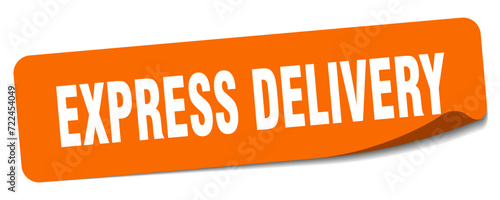 express delivery sticker. express delivery label