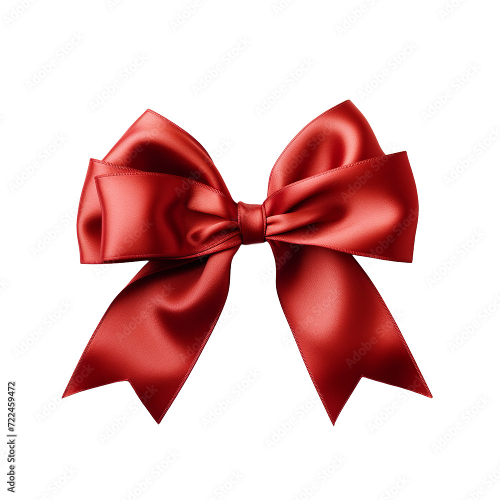 red bow isolated on white red bow isolated on white