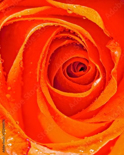 Coral Rose Close-up