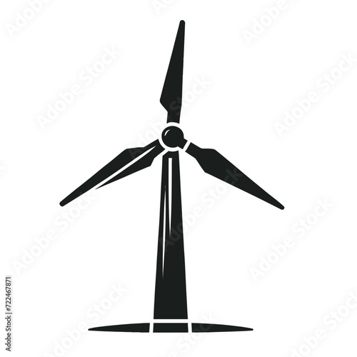 Wind Turbine Silhouette