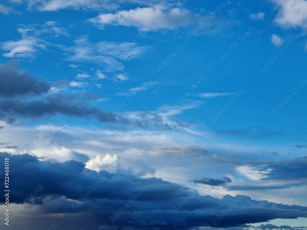 blue sky with clouds