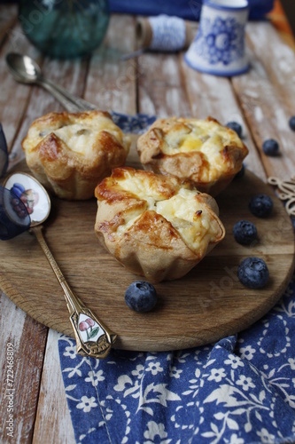 Tartlet with cheese