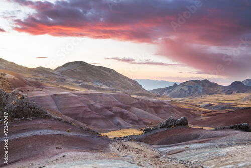 Sunset in Andes