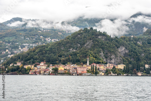 Little town of Varenna at lake Como