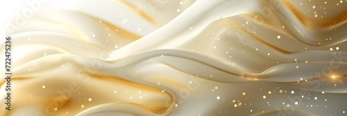 Abstract cream luxury background with thin gold threads