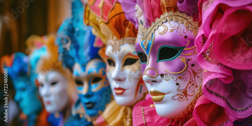 Traditional carnival masks.