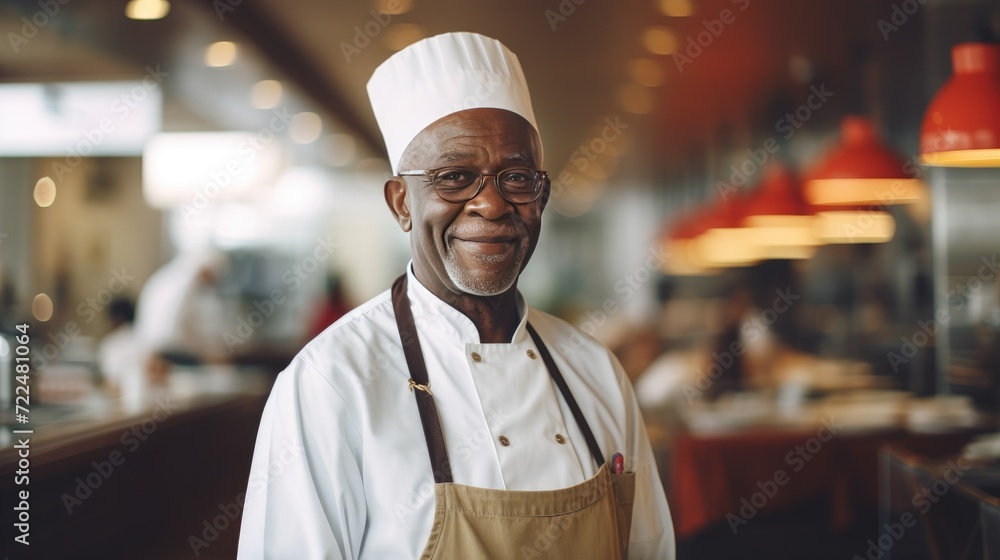 Senior African Male Chef