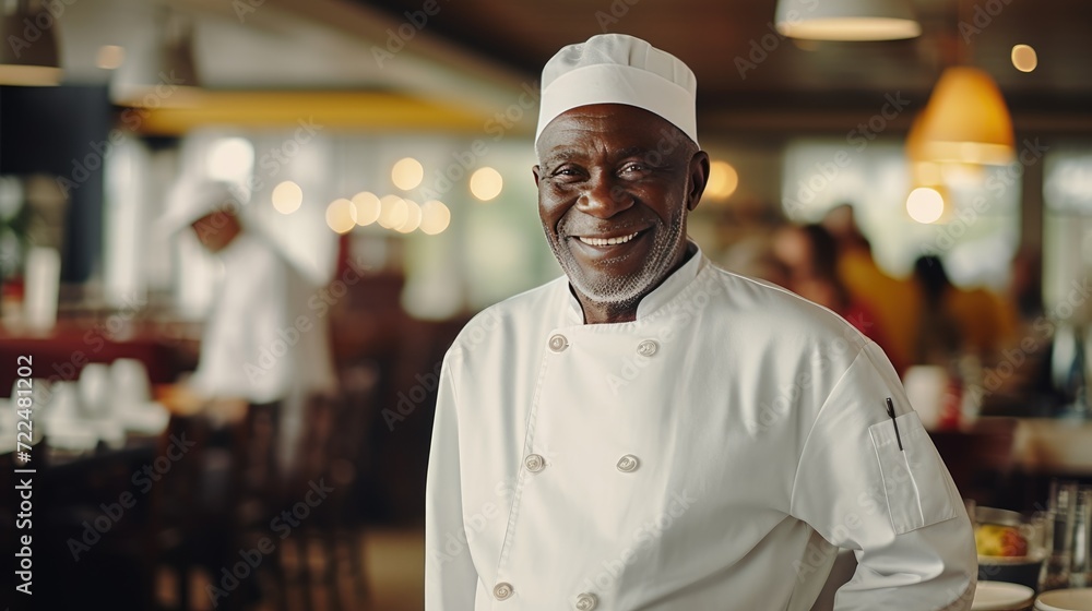 Senior African Male Chef