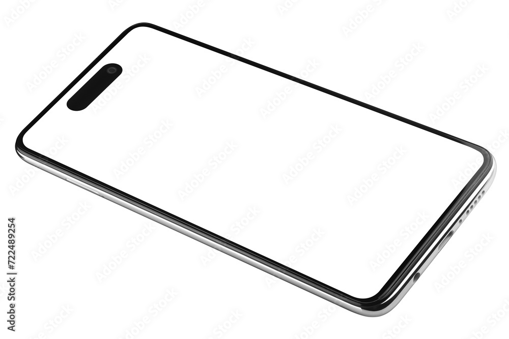 mockup Smartphone, mobile phone, blank screen, isolated on white background, full depth of field mockup Smartphone, mobile phone, blank screen, isolated on white background, full depth of field