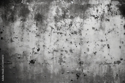 A black and white photo of a dirty wall. Suitable for various uses