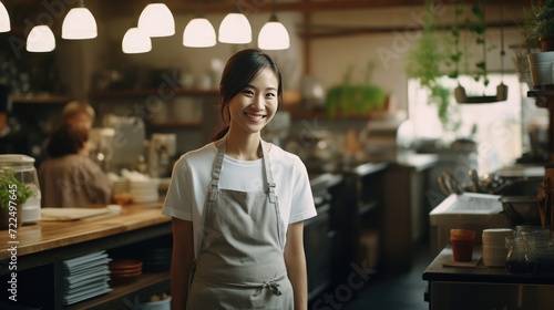 Young Asian Female Chef