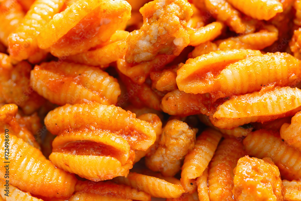 gnocchetti pasta in sausage tomato sauce