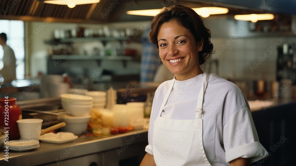 Middle age Mexican Female Chef