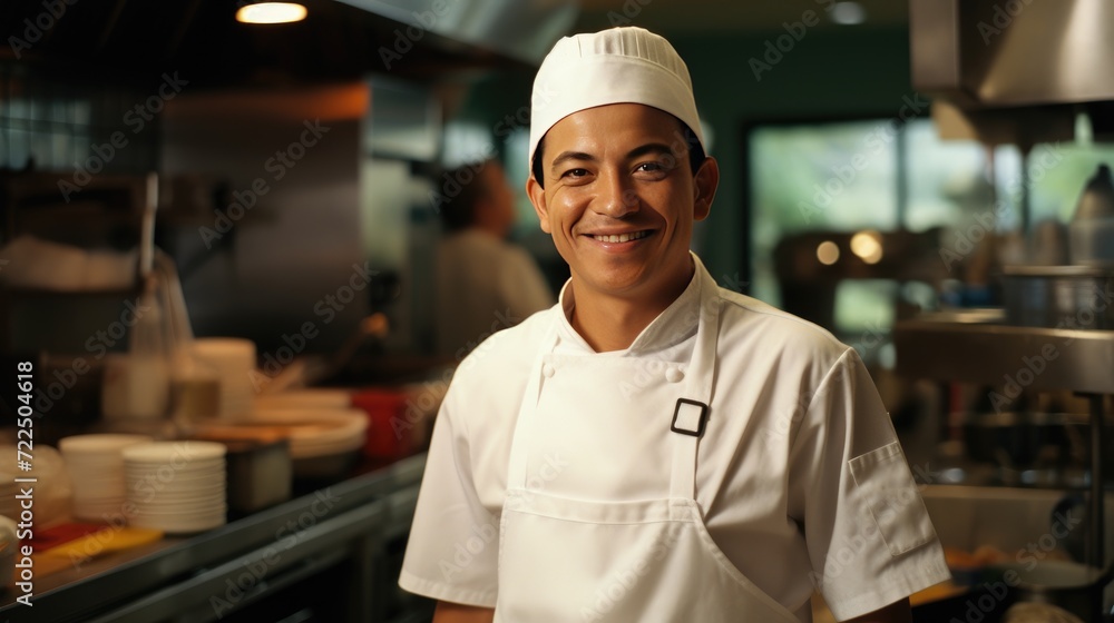 Young Mexican Male Chef